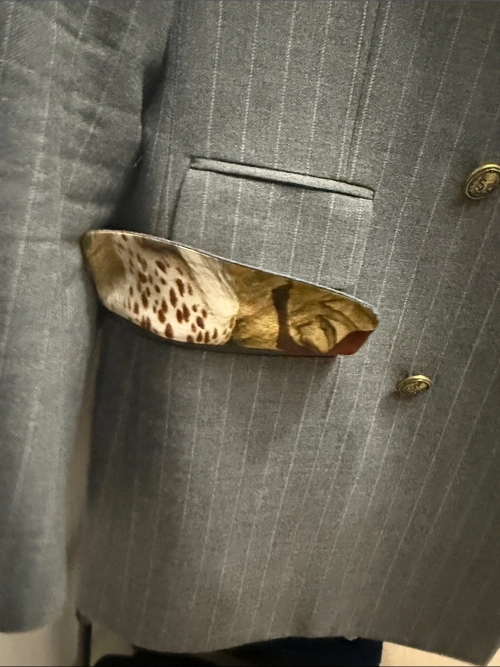 Bespoke custom Pinstripe Double-Breasted Suit